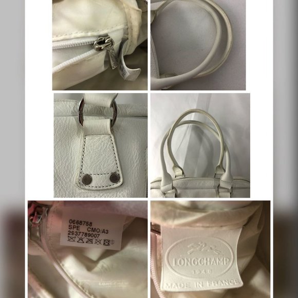 Longchamp White Shoulder Bag - Picture 7 of 8